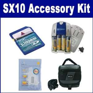  Canon Powershot SX10 IS Digital Camera Accessory Kit 