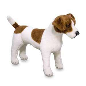  Jack Russell Terrier Dog Giant Plush Stuffed Animal Toys & Games