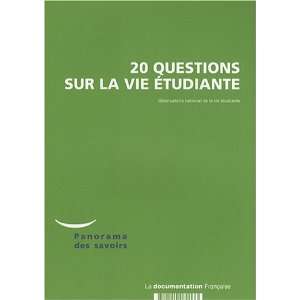  20 questions sur la vie étudiante (9782110070173) Louis 