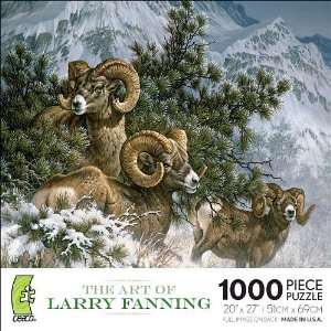   Fanning 1000 piece puzzle Rocky Mountain Big Horn Sheep Toys & Games