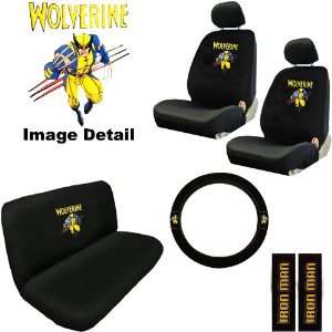 Wolverine X Men Mutant Marvel Comics Auto Accessories Interior Combo 