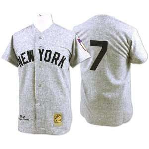 New York Yankees Authentic 1951 Mickey Mantle Road Jersey By Mitchell 