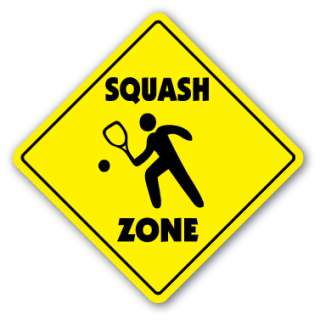 SQUASH ZONE Sign novelty gift sport game team  