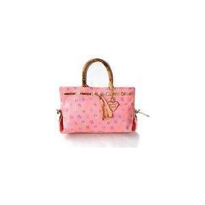  Dooney and Bourke Small Tassel Tote pink 