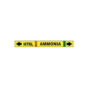  AMMONIA HTRL LIQ LOW   IIAR Self Stick Pipe Markers   IIAR 