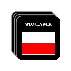  Poland   WLOCLAWEK Set of 4 Mini Mousepad Coasters 