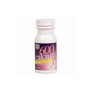  Rite Aid Calcium 600mg, Plus Vitamin D, Tablets 60 ea 