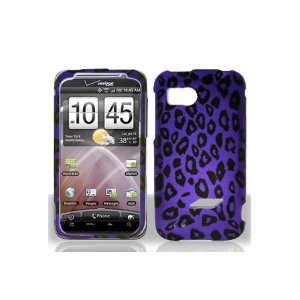 HTC Vigor 6425 Graphic Case   Purple Leopard (Package 