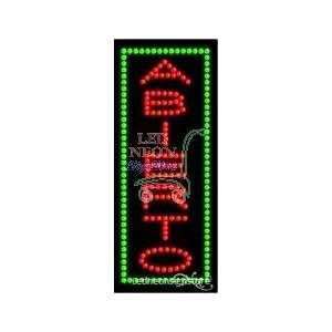  Abierto LED Business Sign 27 Tall x 11 Wide x 1 Deep 