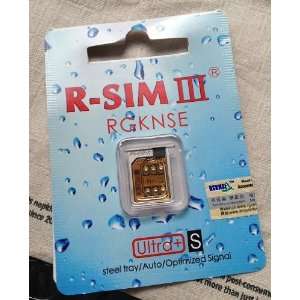 Latest R SIM 3 Ultra S Turbo Unlock SIM Card For ATT iPhone 4S iOS 5.0 