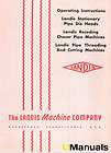 Landis Die Heads Chaser Pipes Threading Machines Instruction Manual