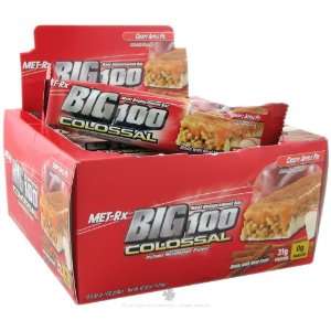 Met Rx Big 100 Colossal Meal Replacement Bars, Crispy Apple Pie, 12 ea