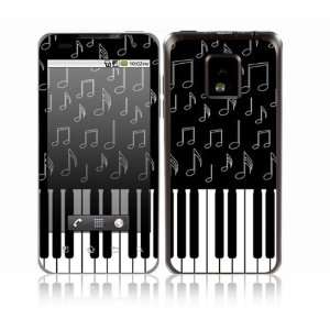  Piano Design Decorative Skin Cover Decal Sticker for LG T mobile G2x 