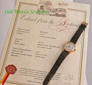 Patek Philippe Calatrava Ref 2451 Vintage Watch 18KYG Case with 