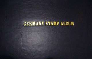 GERMANY STAMP COLLECTION ALBUM PAGE SET LOT SHEET  