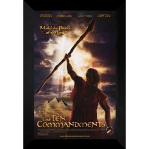  The Ten Commandments 27x40 FRAMED Movie Poster   A 2007 