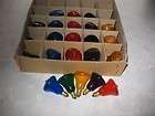 box 25 mixed colors large transparent c 7 bell christmas