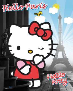 POSTER  Hello Kitty Paris   MiniNEW  