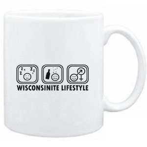 Mug White  Wisconsinite LIFESTYLE  Usa States  Sports 