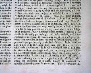 Benedict Arnold Montreal Canada REVOLUTIONARY WAR 1776 PA Newspaper 