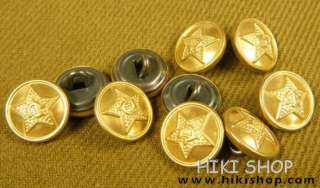 WW2 Russian red army Brass 14mm Buttons Repro X 10  