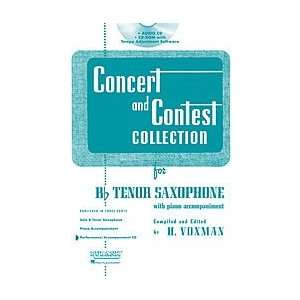   and Contest Collection for Bb Tenor Sax   Accompaniment CD CD ROM