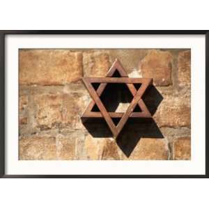 Star of David on Wall in Jewish District, Venice, Italy Collections 