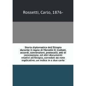  dellEtiopia durante il regno di Menelik II; trattati, accordi 