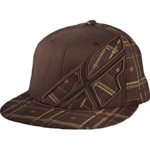   FLY RACING PLAID F WING CASUAL MX OFFROAD HAT BROWN LG/XL Automotive