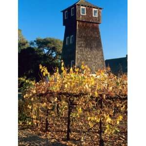 Tank Tower at the Handley Cellars Winery, Mendocino County, California 