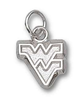 STERLING SILVER WEST VIRGINIA WV OUTLINED PENDANT  