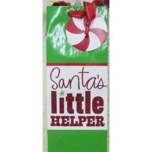   Christmas XGB8858 Santas Little Helper Wine Gift Bag 