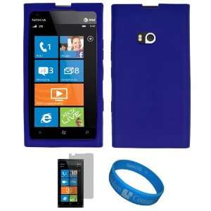  Soft Silicone Skin Cover for AT&T Nokia Lumia 900 Windows Phone 7 