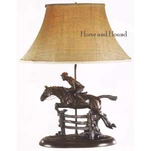  Gentleman Hunter Over Fence Lamp