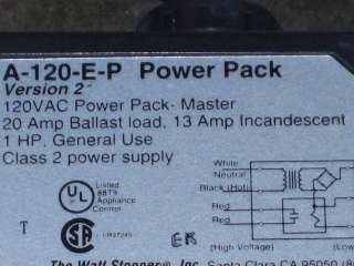 WATTSTOPPER OCCUPANCY SENSOR POWER PACK A 120 E P NIB  