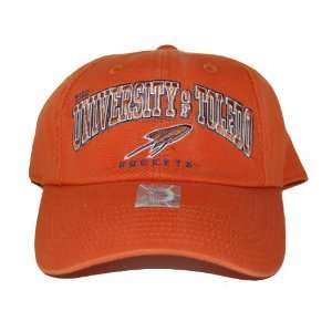 NCAA University of Toledo Rockets Low Profile Fitted Hat Cap   Orange 