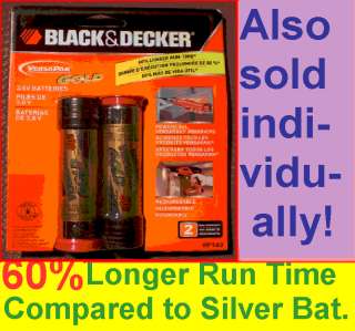 Black & Decker 11294 3.6 volt VersaPak Gold Battery on PopScreen