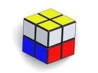 Balck 5cm ghost hand 2x2x2 MINI Rubiks Cube Speedcubing MF03