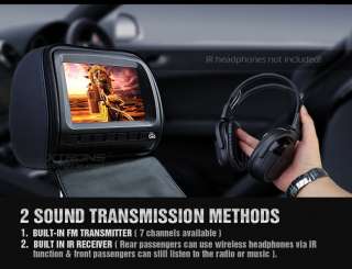 HD905_beige   2x9” headrest monitor DVD player with digital screen 