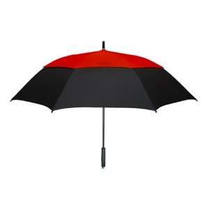  Davek Golf Umbrella Black / Deep Red from 2Shopper Sports 