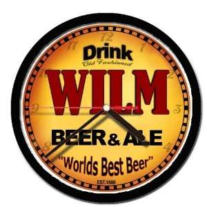  WILM beer and ale cerveza wall clock 