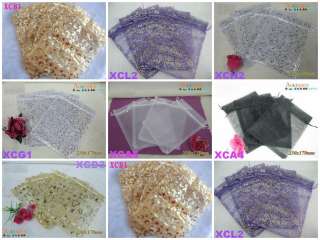 assorted Organza wedding jewelry gift bag pouch 17*23cm
