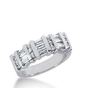 com 950 Platinum Diamond Anniversary Wedding Ring 12 Round Brilliant 