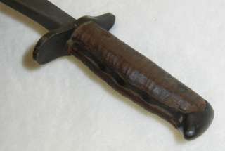   1917 bolo fighting knife scabbard rare original world war one vintage