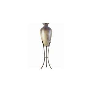 Tall Earthen Vase with Pedestal