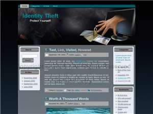 Identity Theft Website + 2 Ebooks + WP Theme + Graphics  