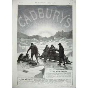  1896 CadburyS Cocoa Advertisements Arctic Regions Snow 