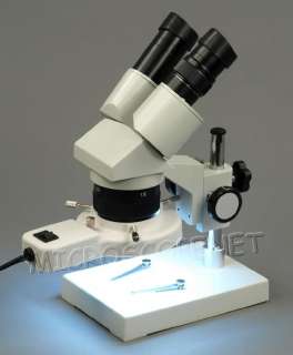 Stereo Microscope 10x 20x 30x 60x USB Camera Ring Light  