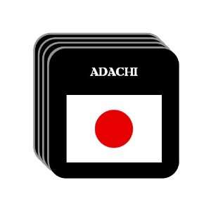  Japan   ADACHI Set of 4 Mini Mousepad Coasters 