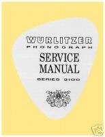 Wurlitzer 3100 3110 Americana I 1 Service Repair Manual  